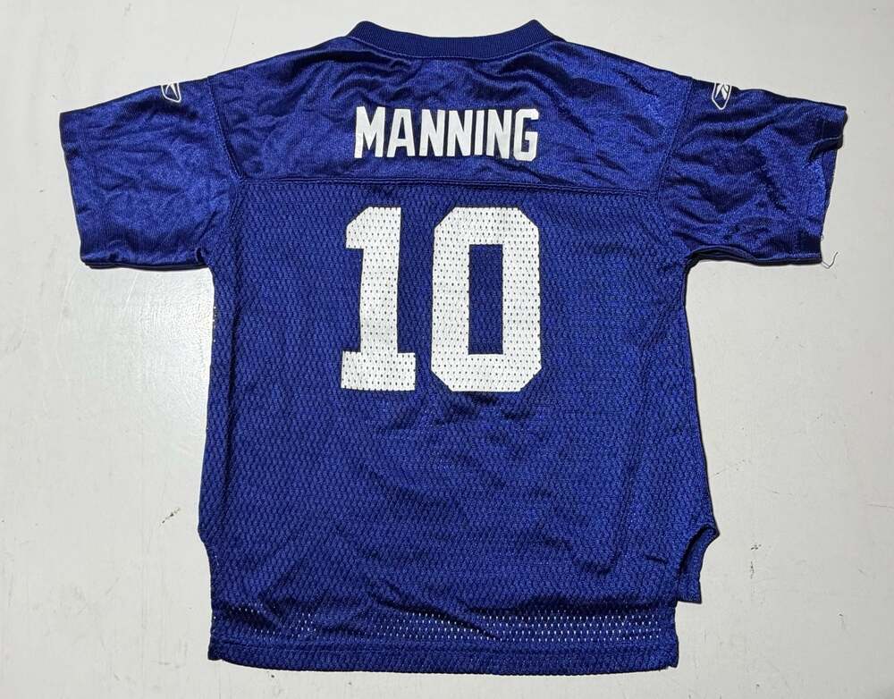 Reebok Toddler New York Giants Eli Manning #10 Onfield Jersey Size 4T